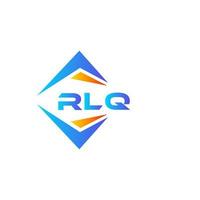 RLQ abstract technology logo design on white background. RLQ creative initials letter logo concept. vector