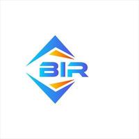 BIR abstract technology logo design on white background. BIR creative initials letter logo concept. vector