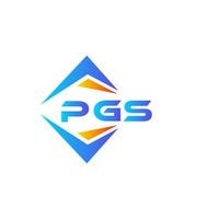 PGS abstract technology logo design on white background. PGS creative initials letter logo concept. vector