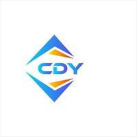 CDY abstract technology logo design on white background. CDY creative initials letter logo concept. vector