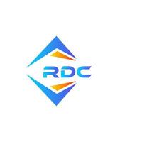 RDC abstract technology logo design on white background. RDC creative initials letter logo concept. vector