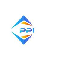 PPI abstract technology logo design on white background. PPI creative initials letter logo concept. vector