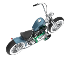 moto isolée sur fond transparent. rendu 3d - illustration png