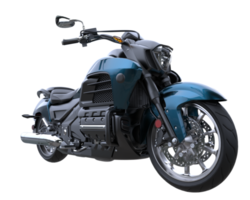 motocicleta isolada em fundo transparente. renderização 3D - ilustração png