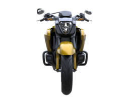 moto isolée sur fond transparent. rendu 3d - illustration png