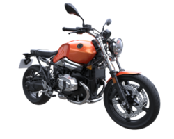 Motorcycle isolated on transparent background. 3d rendering - illustration png