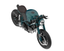 motocicleta aislada sobre fondo transparente. Representación 3d - ilustración png