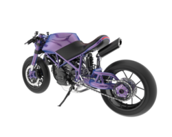 moto isolée sur fond transparent. rendu 3d - illustration png