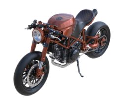 Motorcycle isolated on transparent background. 3d rendering - illustration png