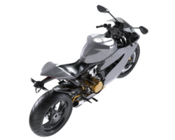 Motorcycle isolated on transparent background. 3d rendering - illustration png