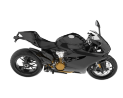 Motorrad isoliert auf transparentem Hintergrund. 3D-Rendering - Abbildung png