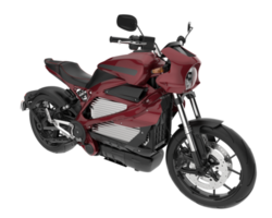 Motorcycle isolated on transparent background. 3d rendering - illustration png