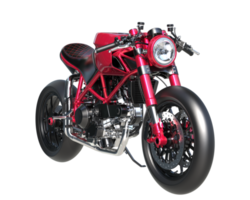 Motorcycle isolated on transparent background. 3d rendering - illustration png