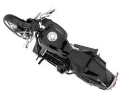 Motorrad isoliert auf transparentem Hintergrund. 3D-Rendering - Abbildung png