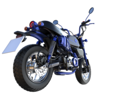 Motorrad isoliert auf transparentem Hintergrund. 3D-Rendering - Abbildung png