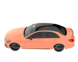 Modern car isolated on transparent background. 3d rendering - illustration png