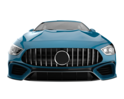 Modern car isolated on transparent background. 3d rendering - illustration png