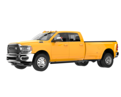 Pickup truck isolated on transparent background. 3d rendering - illustration png