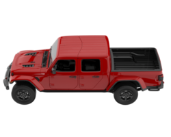 Pickup truck isolated on transparent background. 3d rendering - illustration png