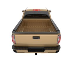 Pickup truck isolated on transparent background. 3d rendering - illustration png