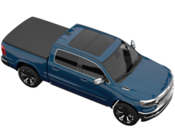 Pickup truck isolated on transparent background. 3d rendering - illustration png