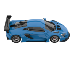 voiture de course isolée sur fond transparent. rendu 3d - illustration png