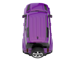 Realistic SUV isolated on transparent background. 3d rendering - illustration png