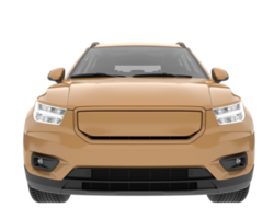 suv réaliste isolé sur fond transparent. rendu 3d - illustration png