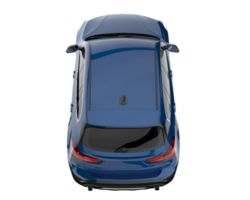 Realistic SUV isolated on transparent background. 3d rendering - illustration png