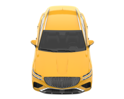 Realistic SUV isolated on transparent background. 3d rendering - illustration png