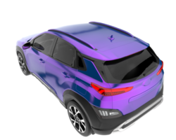 Realistic SUV isolated on transparent background. 3d rendering - illustration png