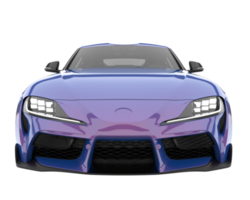 voiture de sport isolée sur fond transparent. rendu 3d - illustration png