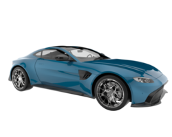 Sport car isolated on transparent background. 3d rendering - illustration png