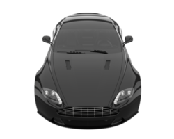 voiture de sport isolée sur fond transparent. rendu 3d - illustration png