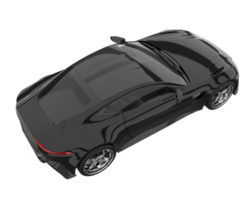 Sport car isolated on transparent background. 3d rendering - illustration png