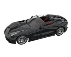 voiture de sport isolée sur fond transparent. rendu 3d - illustration png