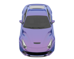 Sport car isolated on transparent background. 3d rendering - illustration png