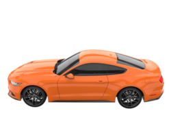 voiture de sport isolée sur fond transparent. rendu 3d - illustration png