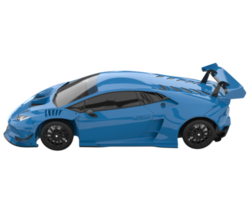 sport auto geïsoleerd Aan transparant achtergrond. 3d renderen - illustratie png