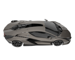 Sport car isolated on transparent background. 3d rendering - illustration png