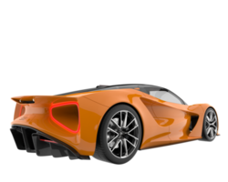 Sport car isolated on transparent background. 3d rendering - illustration png