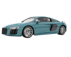 Sport car isolated on transparent background. 3d rendering - illustration png