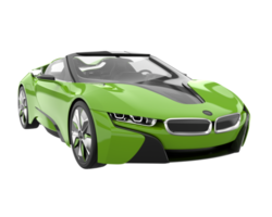 sport auto geïsoleerd Aan transparant achtergrond. 3d renderen - illustratie png