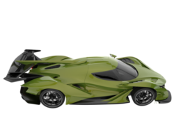 Sport car isolated on transparent background. 3d rendering - illustration png