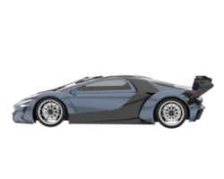 Sport car isolated on transparent background. 3d rendering - illustration png