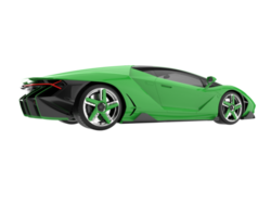 voiture de sport isolée sur fond transparent. rendu 3d - illustration png