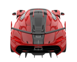 Sport car isolated on transparent background. 3d rendering - illustration png