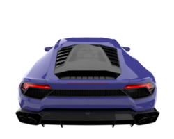 Sport car isolated on transparent background. 3d rendering - illustration png