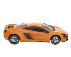 voiture de sport isolée sur fond transparent. rendu 3d - illustration png