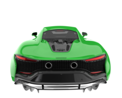 Sport car isolated on transparent background. 3d rendering - illustration png